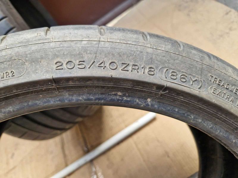 2 Michelin R18 205/40
летни гуми
DOT1918