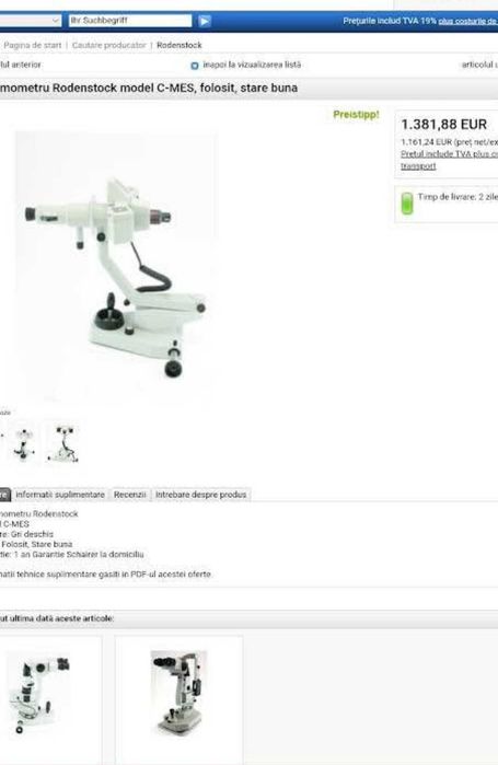 Microscop Rodenstock RO1000 + Rodenstock C-MES