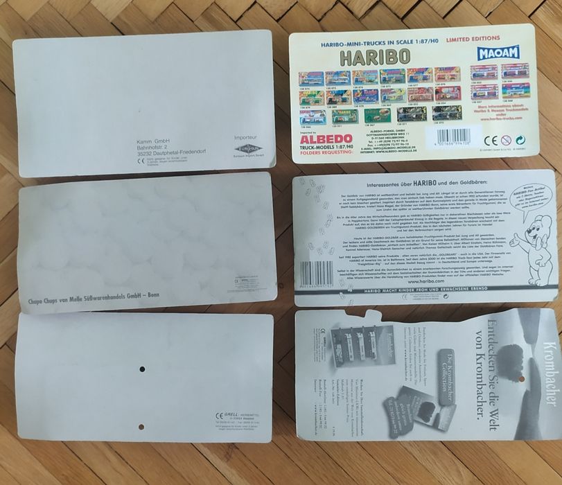 Комплект 6 бр. камьончета-нови