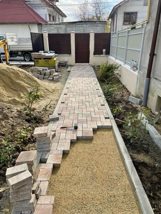 Montaj pavaj / pavele borduri rigole