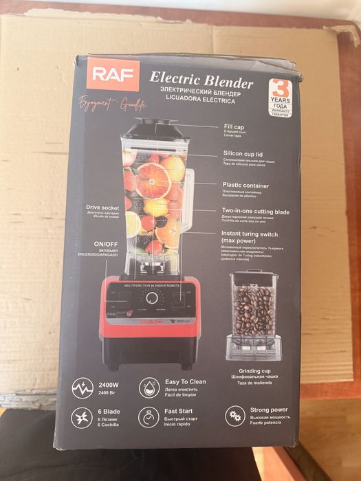 Blender RAF profesional 2 in 1 R.2809-B, 2400W