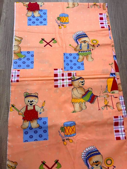 Памучен плат за детско спално бельо. 400х220см. 12€.