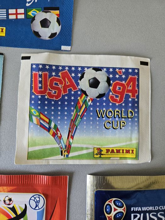 Panini sticker retro pack.