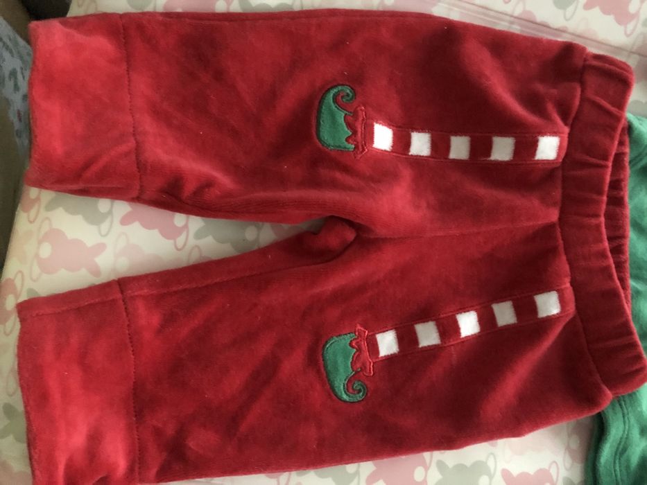 Costum bebe Spiridus / Elf Mos Crăciun Chicco marimea 56 3 luni