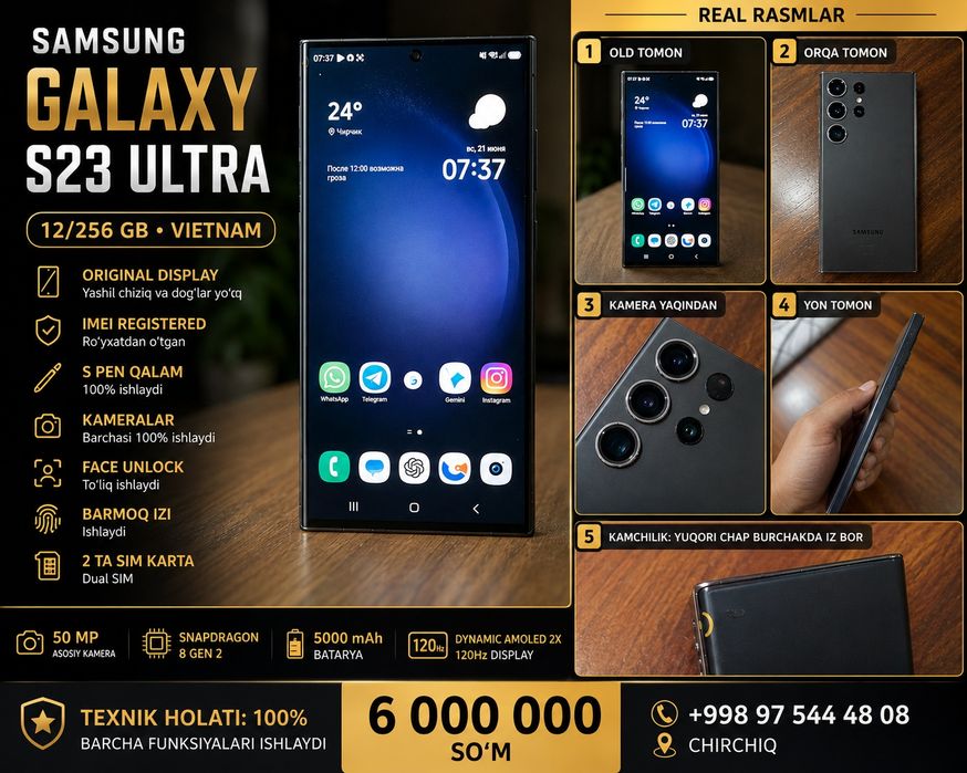 Samsung Galaxy s23 Ultra / Vietnam