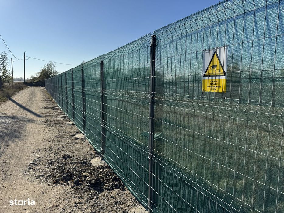 Teren 1700 mp de inchiriat Clinceni Bragadiru langa A0  + container