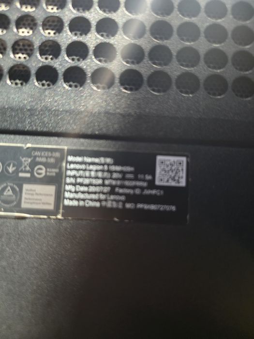 Lenovo Legion 5 15IMH05H i5-10300H RTX 2060 6GB 16GB RAM SSD 512GB