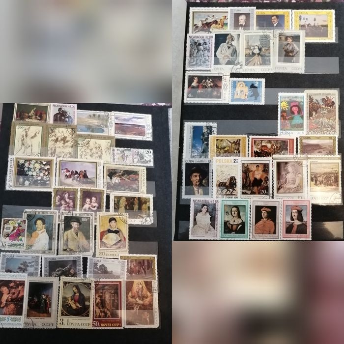 Марки 370 шт + альбом