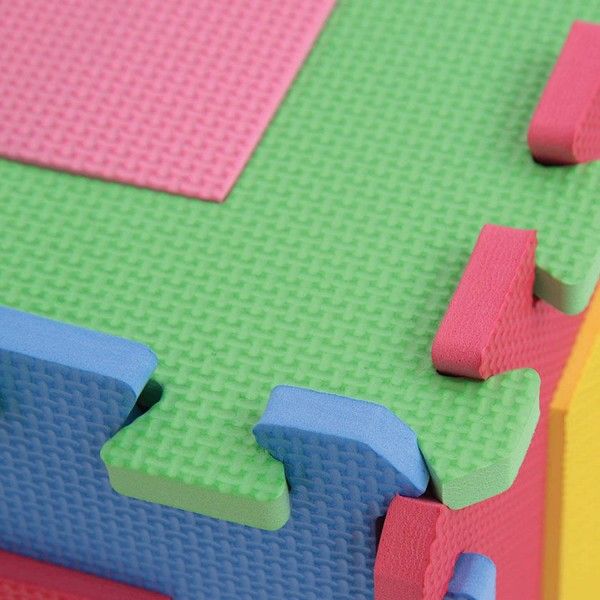 Детска подова настилка тип мек пъзел 10 парчета х 30см
