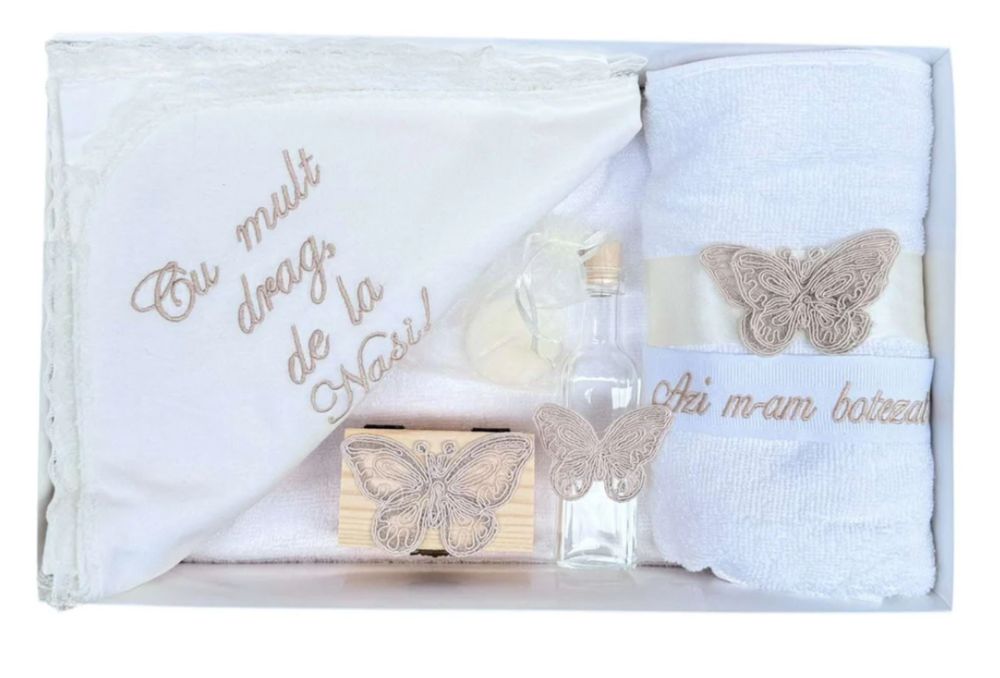 Cutie Trusou Botez Personalizat (din lemn)