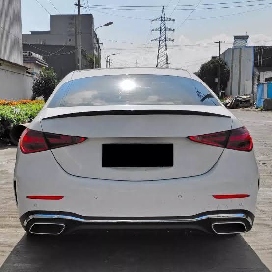 Спойлер лип за багажника – Mercedes W206 C Class (2021+), черен гланц