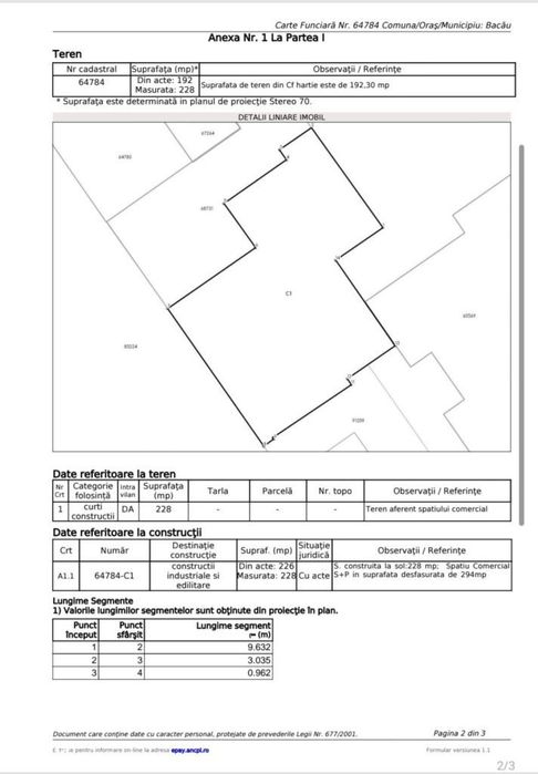 Spatiu Comercial de Inchiriat