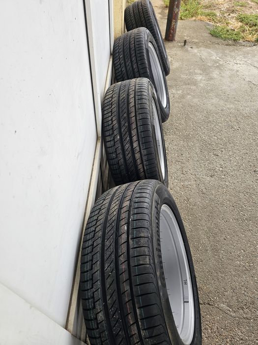 Jante Mercedes 17 "prinderea la prezoane 5X112  , cu anvelope Noi Continental 235/55/17 DOT 2026