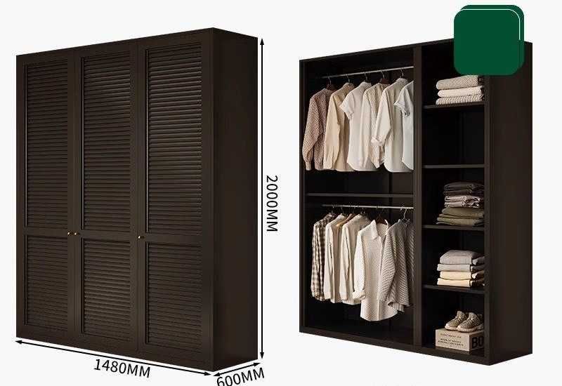 Шкаф цветной для спальни\Большие шкафы для одежды\Шкаф с полками