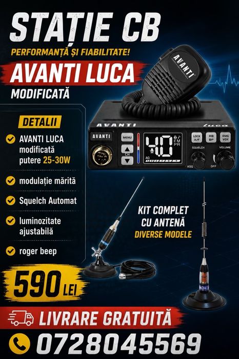 Statii radio Avanti / Storm /PNI / Antene CB