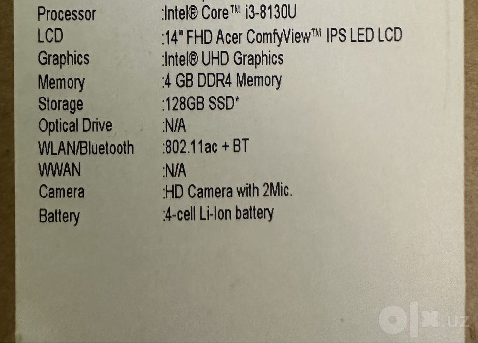 Продается ноутбук Acer Swift 3 ультрабук