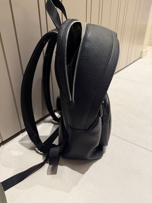 Черна кожена чанта Karl Lagerfeld