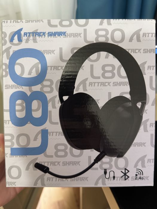 Casti Wireless Gaming Attack Shark L80