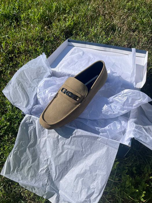 Mocasini Pier One bej marimea 42 noi piele ecologica cu catarama metalica