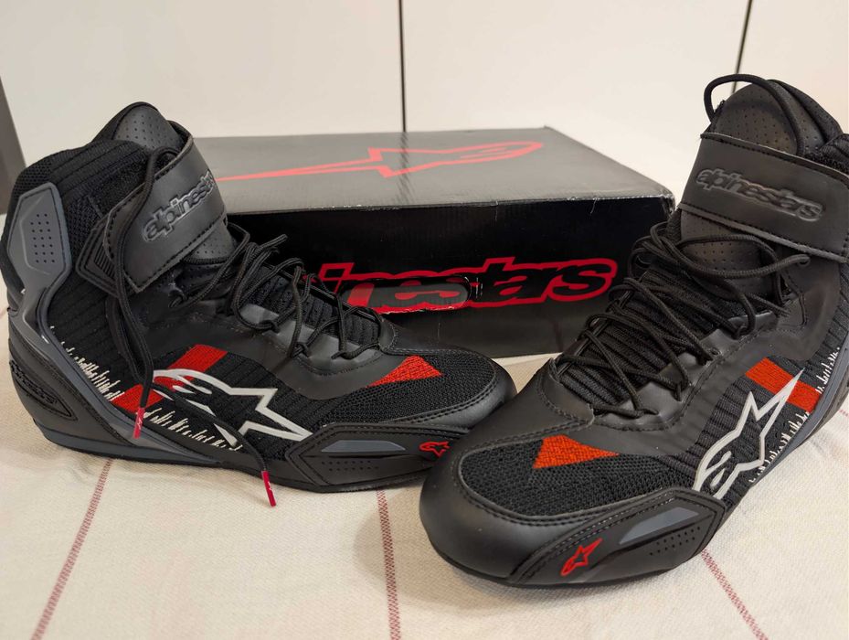 Ghete Moto Alpinestars Faster 3 Rideknit - 43, Noi, Nefolosite