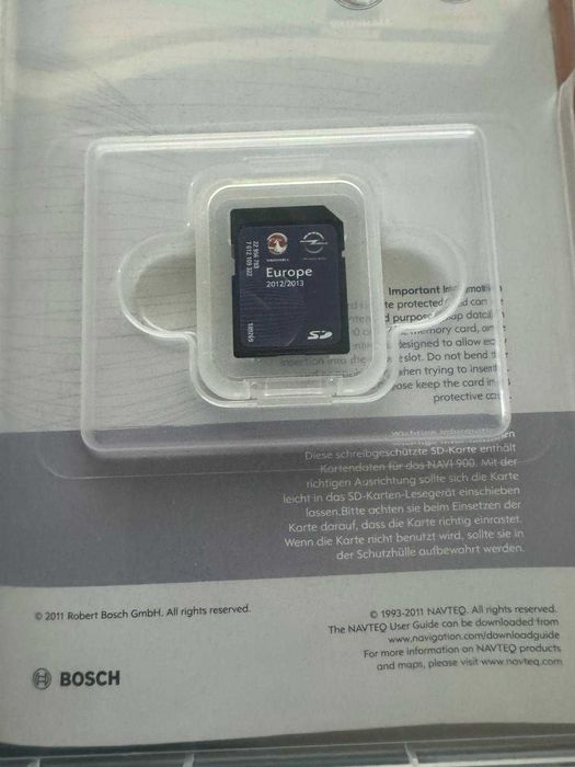 Original Card Navigatie Harti Europa 2012/2013 Opel Zafira C NAVI 900