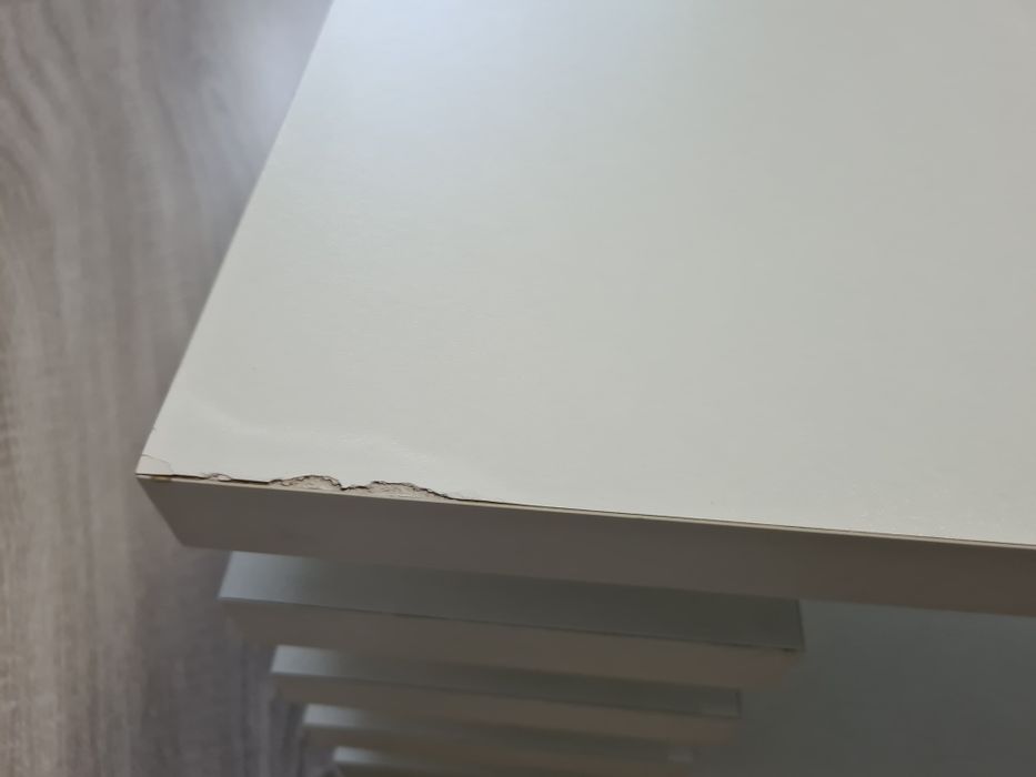 Măsuță cafea alb mat