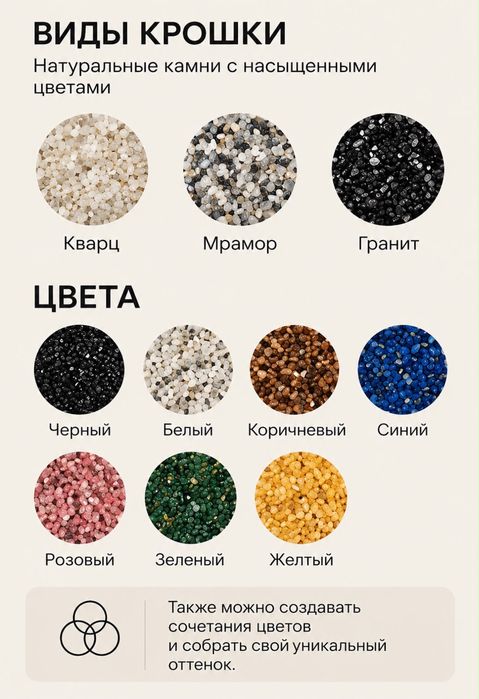 Комплект каменного ковра