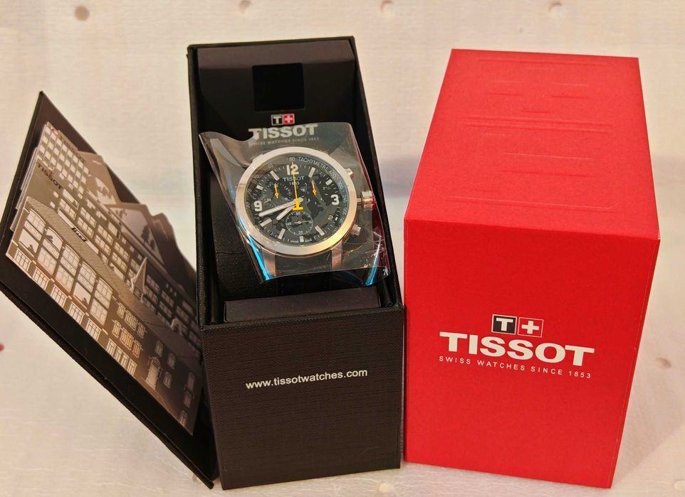 TISSOT PRC 200 мъжки часовник хронограф чисто нов кутия 100% оригинал