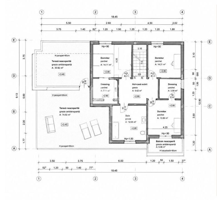 Casa individuala la rosu de vanzare | Zona Micesti | 1003 mp teren | 2