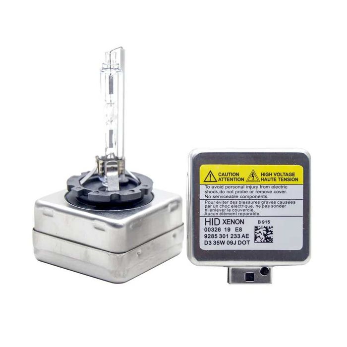 Set 2 becuri Xenon D3S White 35W, 6000K SuperVision UP +200%