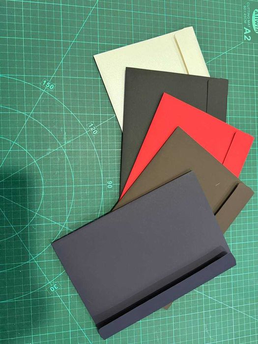 Черные конверты А5 формата