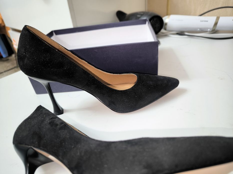 Туфли женские черные. 39 размер