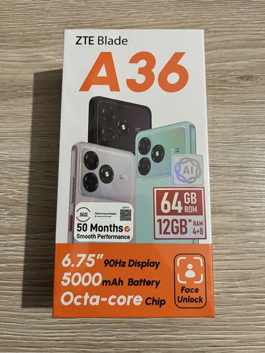 Новый Zte blade A36