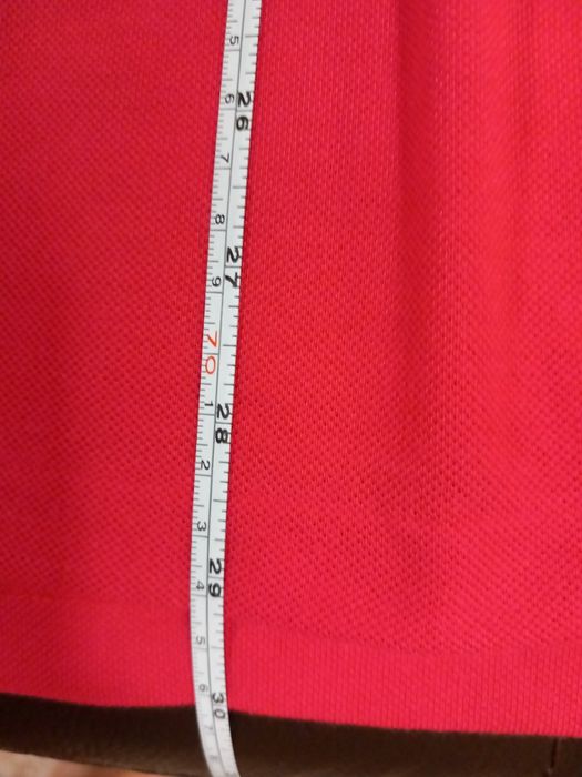 Polo Ralph Lauren, Тениска с яка и лого, Червен/Зелен, 2XL