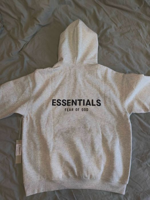 Essentials Fear of God Hoodie - Oatmeal Gray