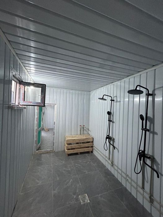 Модульные душевые на базе контейнера для рабочих20/40 фут!!!