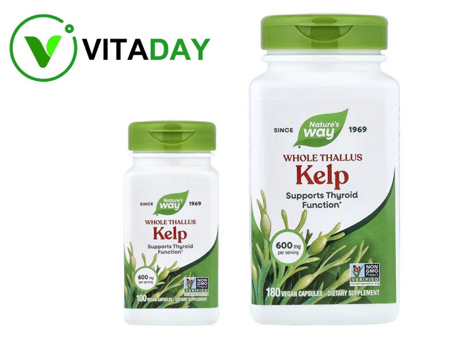 Nature's Natures Way Kelp бурые водоросли йод yod