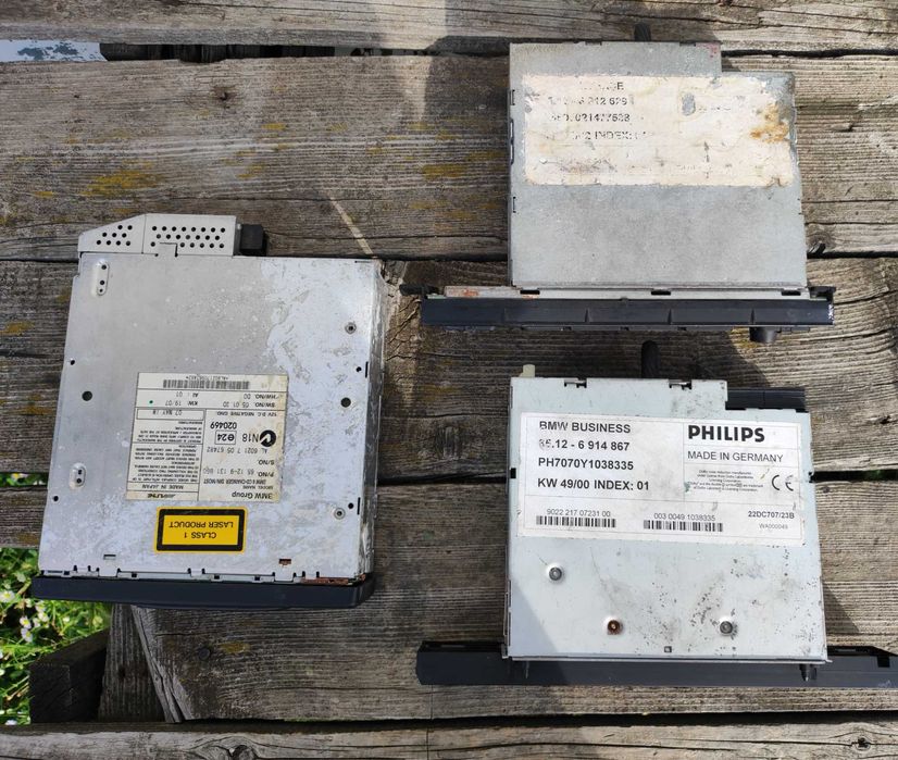 Lot 3 aparate auto BMW Casetofon Magazie 6cd Casetofon