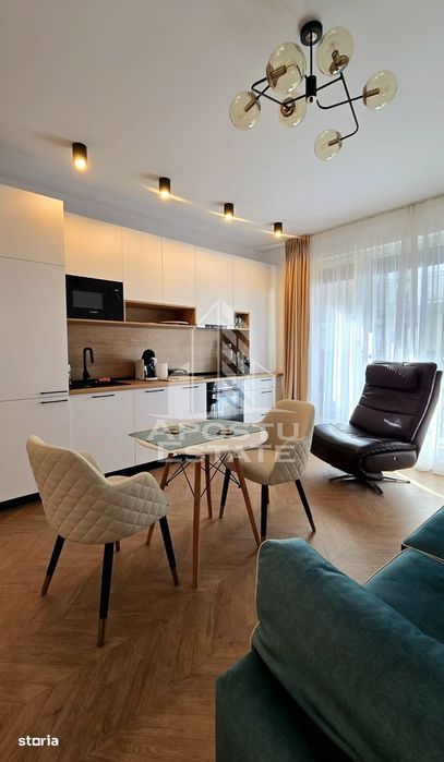 Apartament nou de vanzare, 2 camere si gradina, mobilat, Ciarda Rosie