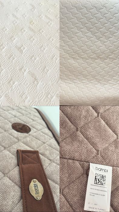 Saltea Premium Bambi Bamboo Sleep 180x200 cm, Înălțime 29 cm, Pocket Spring