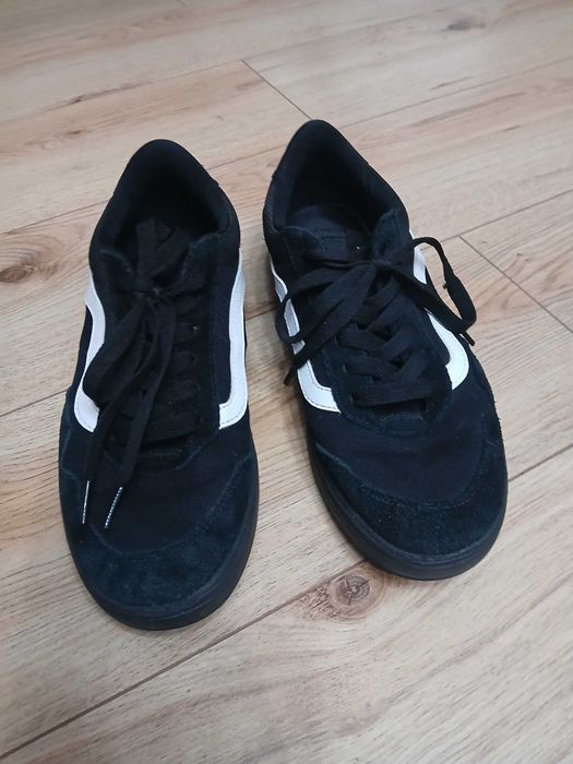 Pantofi sport barbati Vans cu piele intoarsa Cruze, Negru - SH