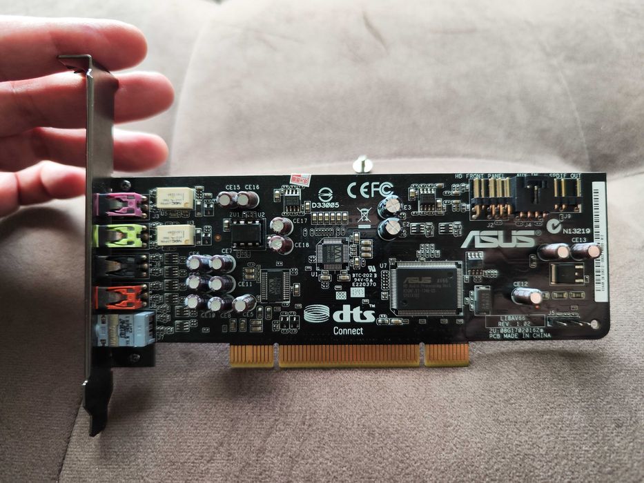 Звукова карта Asus Xonar DS / PCI / Вътрешна