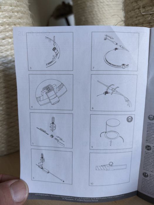 aplica plafoniera led incastrat panou panel rotund alb GTV Oris Plus 1