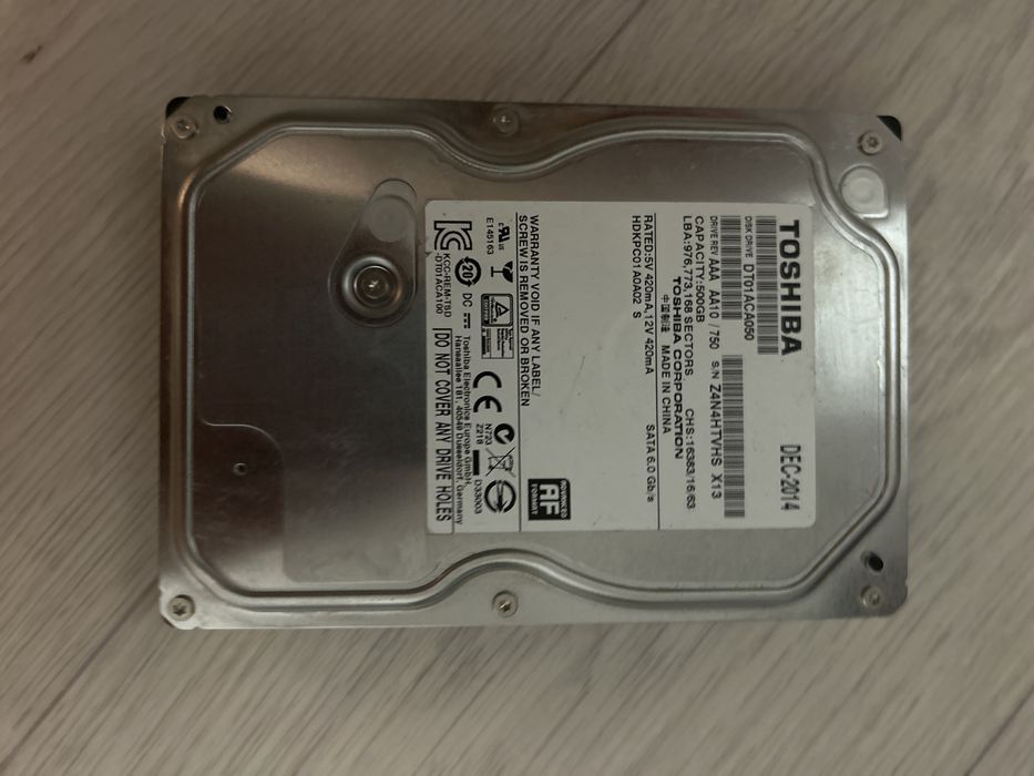 Жесткий диск 500гб
