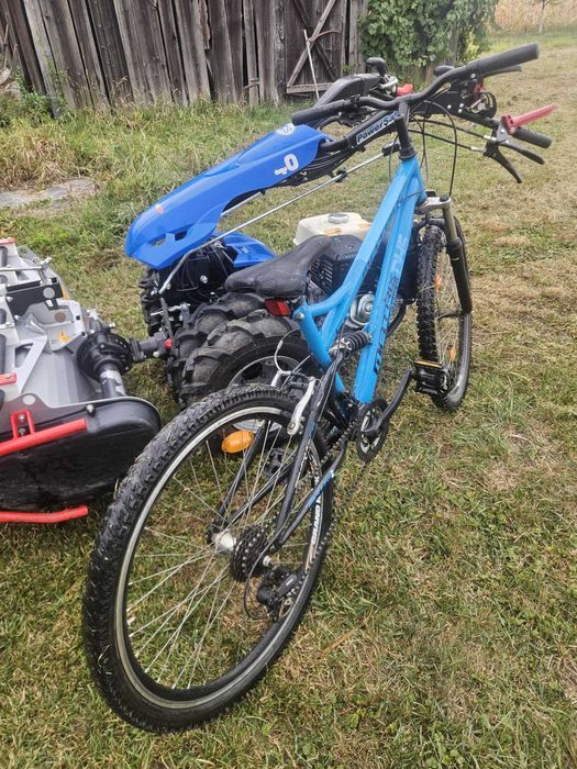 bicicleta roti pe 26 shimano full suspensii