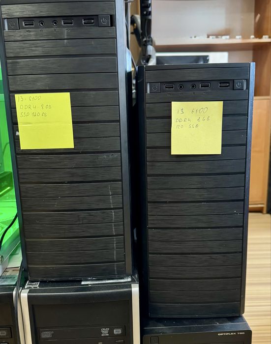 Офисные системные блоки HP Pro Desk , Dell