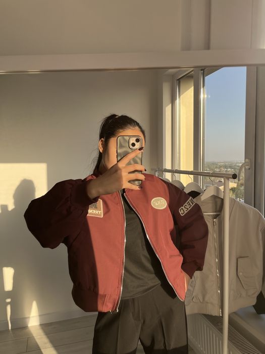 Черный бомбер новый