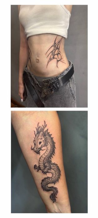 Татуировки, разработка эскизов