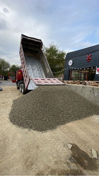Щебень, пгс, отсев, песок , БЫСТРАЯ ДОСТАВКА. Алматы и область