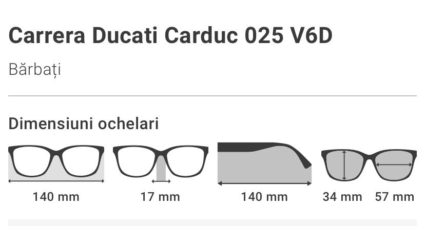 Rama ochelari Carrera Ducati Carduc 025 V6D